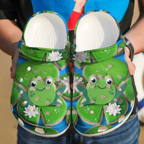Frog Cookies Classic Shoes Personalized Clogs