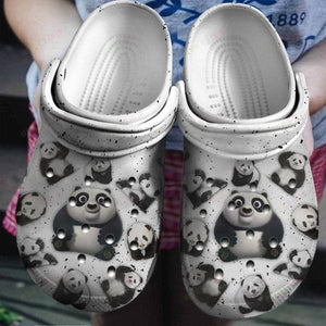 Cute Panda Shoes Gifts Birthday For Children Personalized Clogs