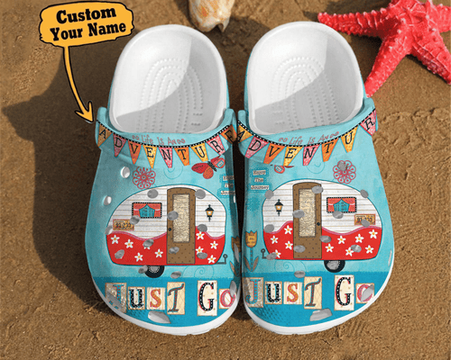 Camping Camping Juts Go Summer Happy Camper Best Personalized Clogs