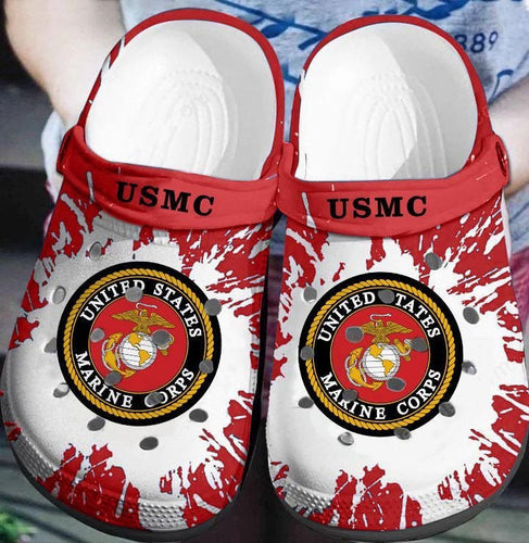 United States Marine Corps Shoes Personalized Clogs