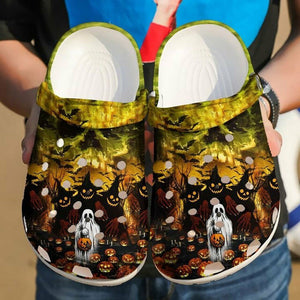 Halloween Vibe Ghosts 102 Gift For Lover Rubber Shoes Comfy Footwear Personalized Clogs