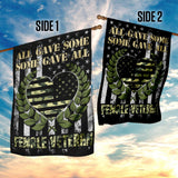 Female Veteran All Gave Some, Some Gave All Flag | Garden Flag | Double Sided House Flag