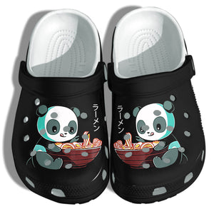 Panda Shoes - Anime Panda Noodle Japan Shoes For Men Women Who Love Panda Personalized Clogs