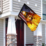 Firefighter American US Flag | Garden Flag | Double Sided House Flag