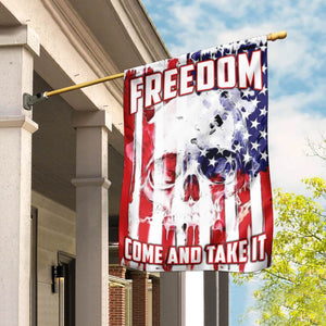 Freedom. Come And Take It American US Flag | Garden Flag | Double Sided House Flag