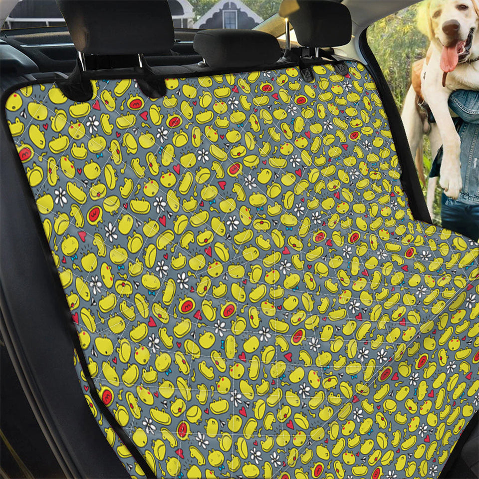 Pet Car Seat Frog Faces Pattern Print Pet Car Back Seat Cover, Dog, Cat Lovers - Love Mine Gifts
