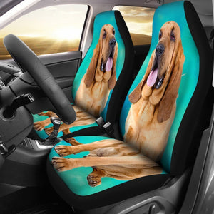 Car Seat Covers Bloodhound Dog Print Car Seat Covers Set 2 Pc, Car Accessories Seat Cover - Love Mine Gifts