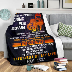 Football - My Life - Customized Blanket - G1811Hi