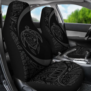 Car Seat Covers Hawaii Turtle Map Polynesian Seat Cover Car Seat Covers Set 2 Pc, Car Accessories Car Mats - Gray - Circle Style - Love Mine Gifts