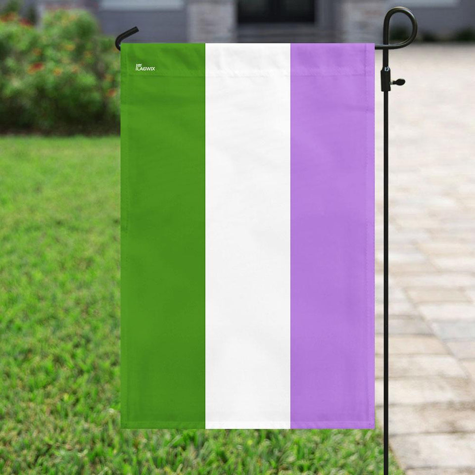 Genderqueer Pride Flag | Garden Flag | Double Sided House Flag
