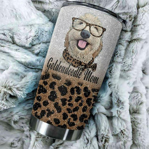 Tumbler Goldendoodle Mom Mothers Day Personalized Stainless Steel Tumbler Customize Name, Text, Number - Love Mine Gifts
