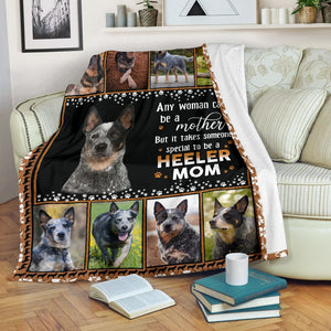 Heeler Australian Cattle Dog Mom Blanket
