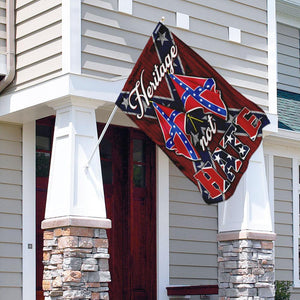 Heritage Not Hate Flag | Garden Flag | Double Sided House Flag