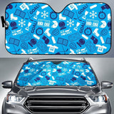 Car Sun Shade Hockey Print Pattern Auto Sun Shade Car Windshield Window Cover Sunshade - Love Mine Gifts