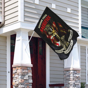 Honor Their Sacrifice Flag | Garden Flag | Double Sided House Flag