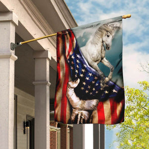 Horse Independence Day, 4th Of July Flag | Garden Flag | Double Sided House Flag