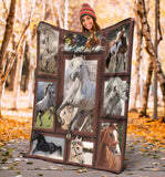 Fleece Blanket Horse King Of Highland Fleece Blanket Print 3D, Unisex, Kid, Adult - Love Mine Gifts