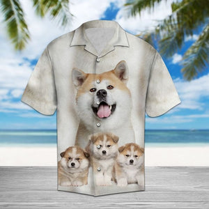 Hawaiian Shirt Akita Great Hawaiian Shirt Summer Button Up for Men, Women, Couple - Love Mine Gifts