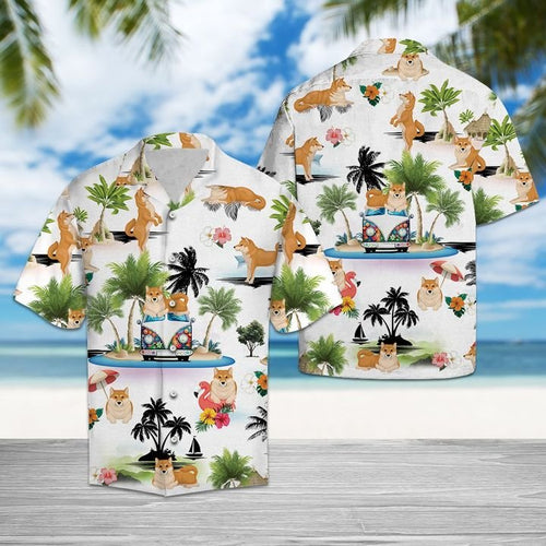 Hawaiian Shirt Akita Vacation Hawaiian Shirt Summer Button Up for Men, Women, Couple - Love Mine Gifts