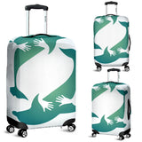 Hug Dolphin Luggage Cover Protector Suitcase Cover Fashion Travel Camping