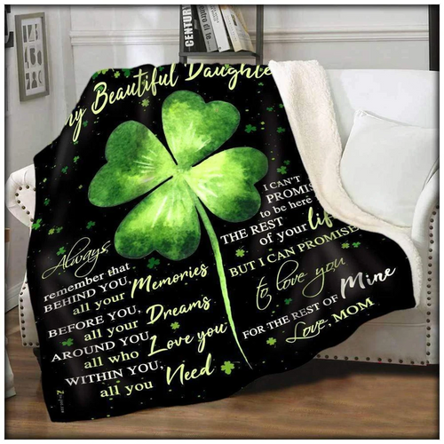 Irish St. Patrick's Day Fleece Blanket | Adult 60x80 inch | Youth 45x60 inch | Colorful | BK3754
