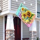 In The Morning When I Rise Give Me Jesus | Garden Flag | Double Sided House Flag