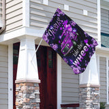 Jesus Take The Wheel Purple Truck Flag | Garden Flag | Double Sided House Flag