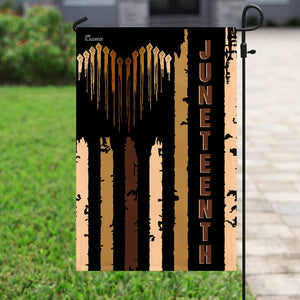 Flag Juneteenth Customize Design, Personalized Garden Flag, House Flag Double Sided, Home Design Outdoor Porch - Love Mine Gifts