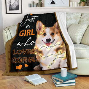 Just a girl who love Corgi blanket