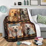 Labrador Retriever Cute Dogs blanket