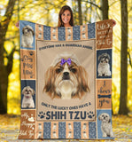 Life Is Better With A Shih Tzu Blanket