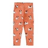 Little Jack Russell Terrier Print Women's Capri Leggings