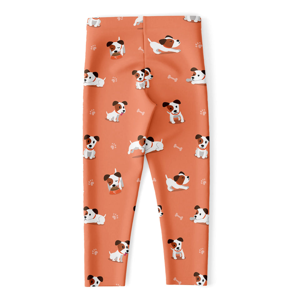 Little Jack Russell Terrier Print Women's Capri Leggings
