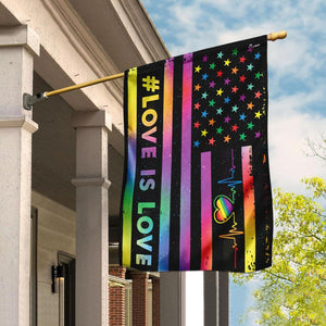 Love Is Love, LGBT Flag | Garden Flag | Double Sided House Flag
