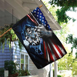Mechanic American Flag | Garden Flag | Double Sided House Flag