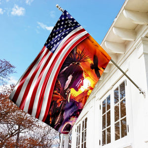Natives Of The Lands American Flag | Garden Flag | Double Sided House Flag