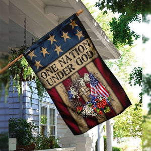 One Nation Under God Flag | Garden Flag | Double Sided House Flag