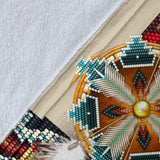 Fleece Blanket Owl Native American Pattern Fleece Blanket Print 3D, Unisex, Kid, Adult - Love Mine Gifts