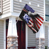 Pit Bull American Flag | Garden Flag | Double Sided House Flag