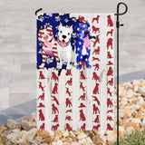 Pit Bull Lover Happy Flag | Garden Flag | Double Sided House Flag
