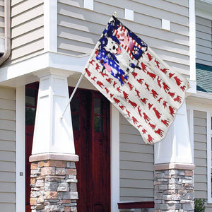 Pit Bull Lover Happy Flag | Garden Flag | Double Sided House Flag
