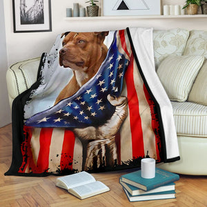 Pitbull Hello America Blanket