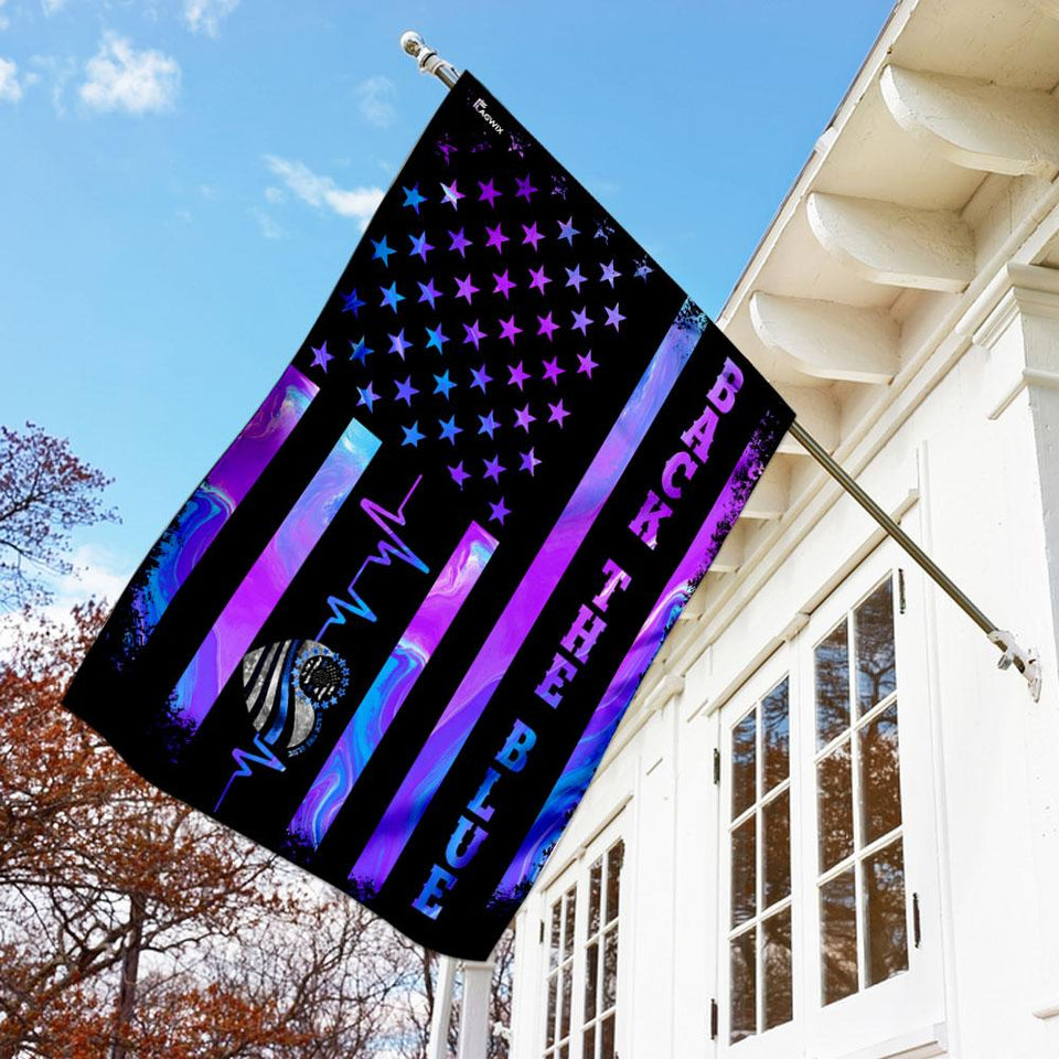 Police Back The Blue Flag | Garden Flag | Double Sided House Flag