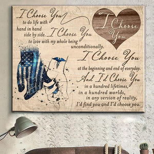 Poster - Canvas Police Love Nurse Couple Police Husband, Nurse Wife, For Wife, For Husband, Anniversary Personalized Canvas, Poster Custom Design Wall Art - Love Mine Gifts