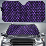 Car Sun Shade Purple Egg Skin Dragon Pattern Print Auto Sun Shade Car Windshield Window Cover Sunshade - Love Mine Gifts