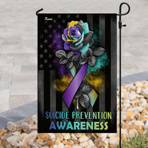 Flag Suicide Prevention Awareness V3 Customize Design, Personalized Garden Flag, House Flag Double Sided, Home Design Outdoor Porch - Love Mine Gifts