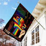 Together We Rise LGBT Flag | Garden Flag | Double Sided House Flag