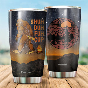 Tumbler Cup -Bigfoot I Hate People Camping Mug Camping Mug - Camping Gift Camping Cups - Camping Gift Ideas -Enamel Camping Mugs - Camping Coffee Mug - Best Camping Gifts -Camper Mugs