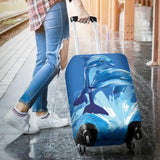 Two Dolphin Luggage Cover Protector Suitcase Cover Fashion Travel Camping