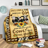 who really loves cows it was me blanket